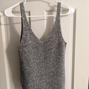 Marine layer blue knit tank top (size small)